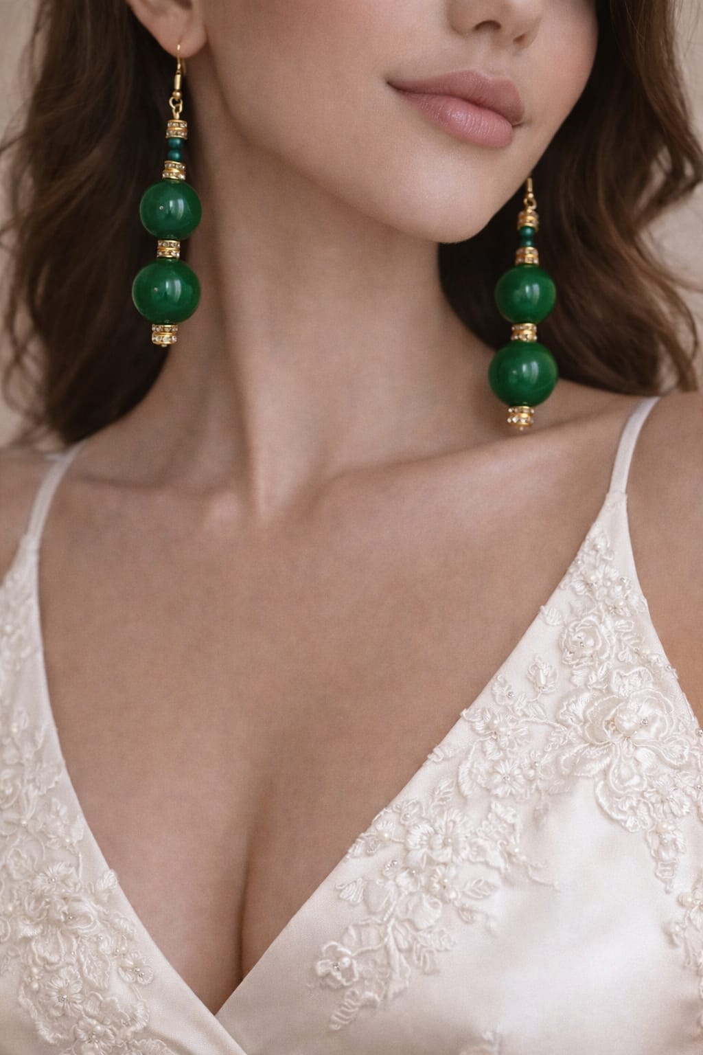 Emerald Heirloom Drop Earrings