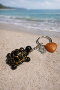 Black and Gold Keyring